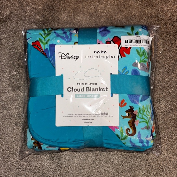 Little Sleepies Other - Disney Little Sleepies Cloud Blanket - Nemo
